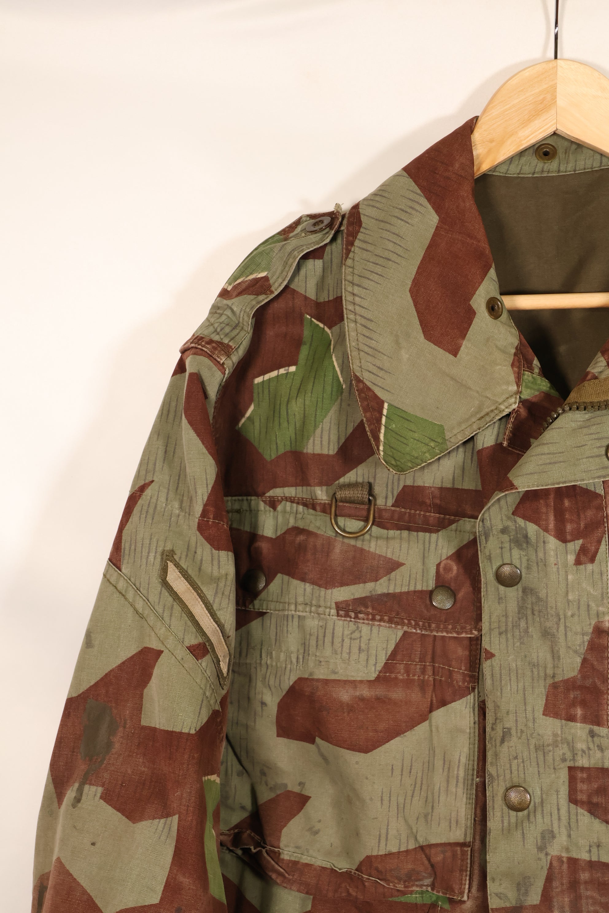 1950s, West Germany, Bundeswehr, Airborne Forces, Sprinter Camouflage, Airborne Jacket, Used