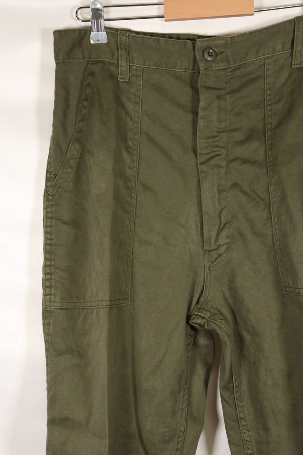 Late 1960s-70s lot, presumed PX item, 36 x 32 OG-107 utility pants, baker pants, used.