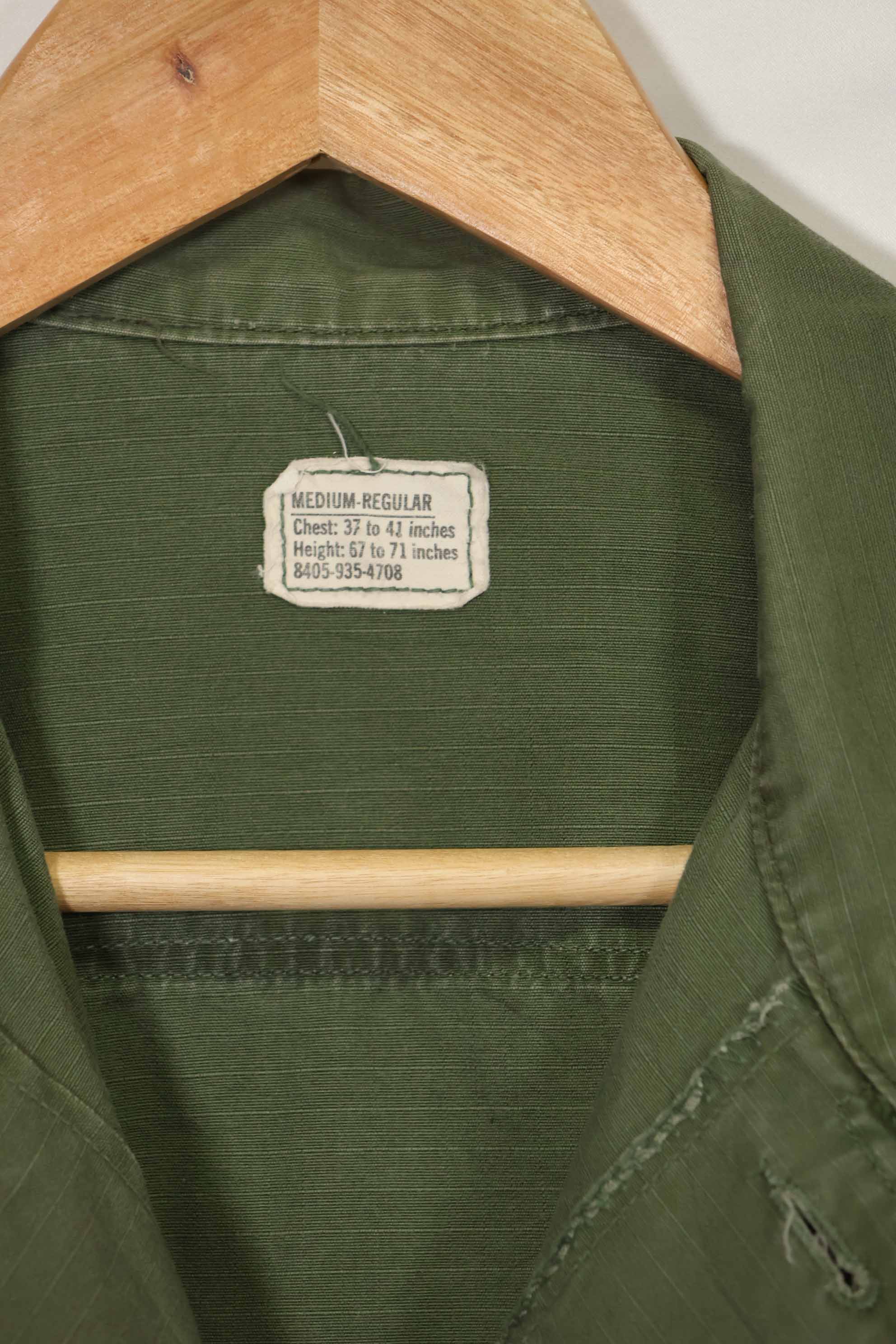 1968 Contract 4th Model Jungle Fatigue Jacket M-R Used