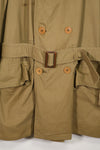 Real 1940s U.S. Army Mackinaw Coat Jeep Coat, used, patch later added.