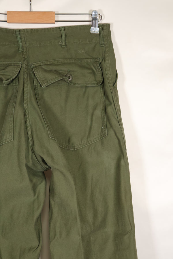 1968 Contract 32x 31 US Army OG-107 Utility Pants Baker Pants Used