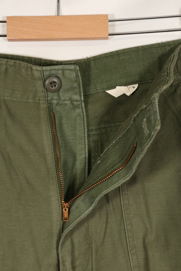 1968 Contract 32x 31 US Army OG-107 Utility Pants Baker Pants Used B