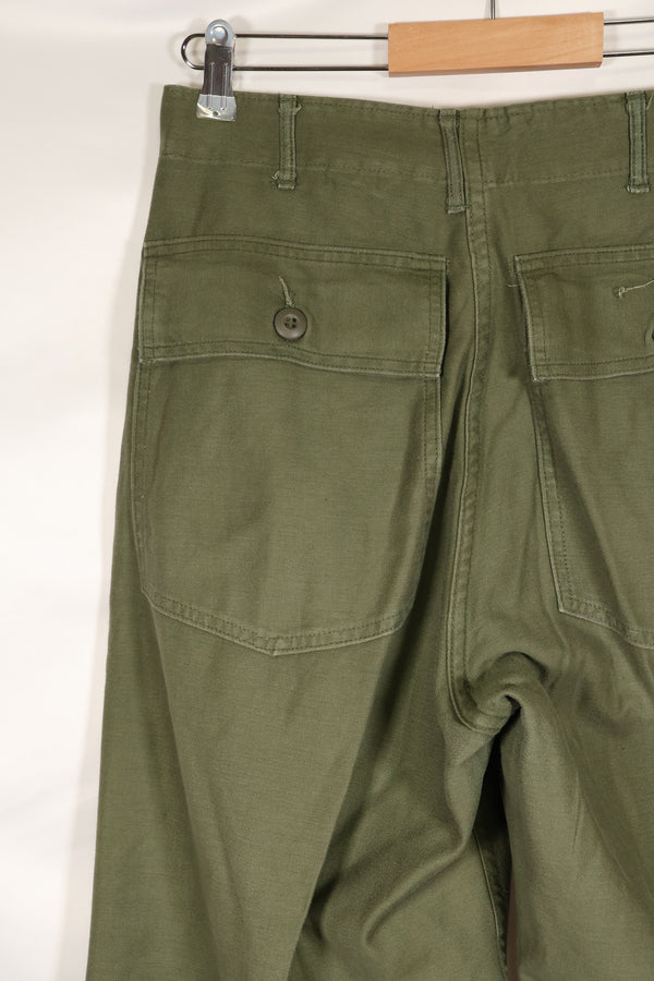 1968 Contract 32x 31 US Army OG-107 Utility Pants Baker Pants Used B