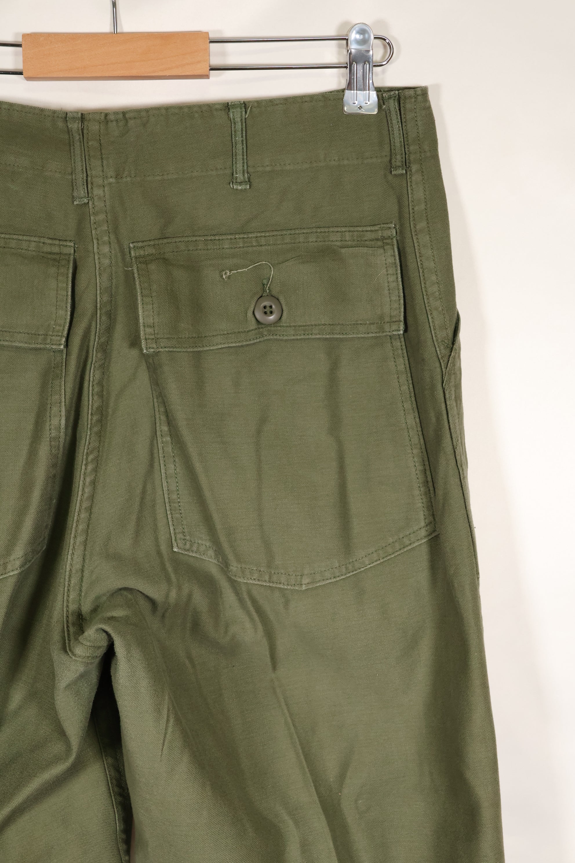 1968 Contract 32x 31 US Army OG-107 Utility Pants Baker Pants Used B