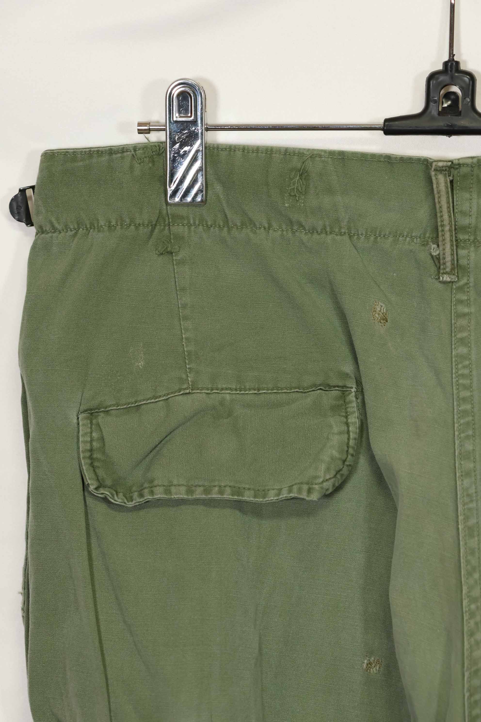 Estimated 1967 Contract 3rd Model Non Ripstop Jungle Fatigue Pants M-R Used