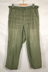 1961 contract, estimated size 36 OG-107 utility pants, baker pants, used.