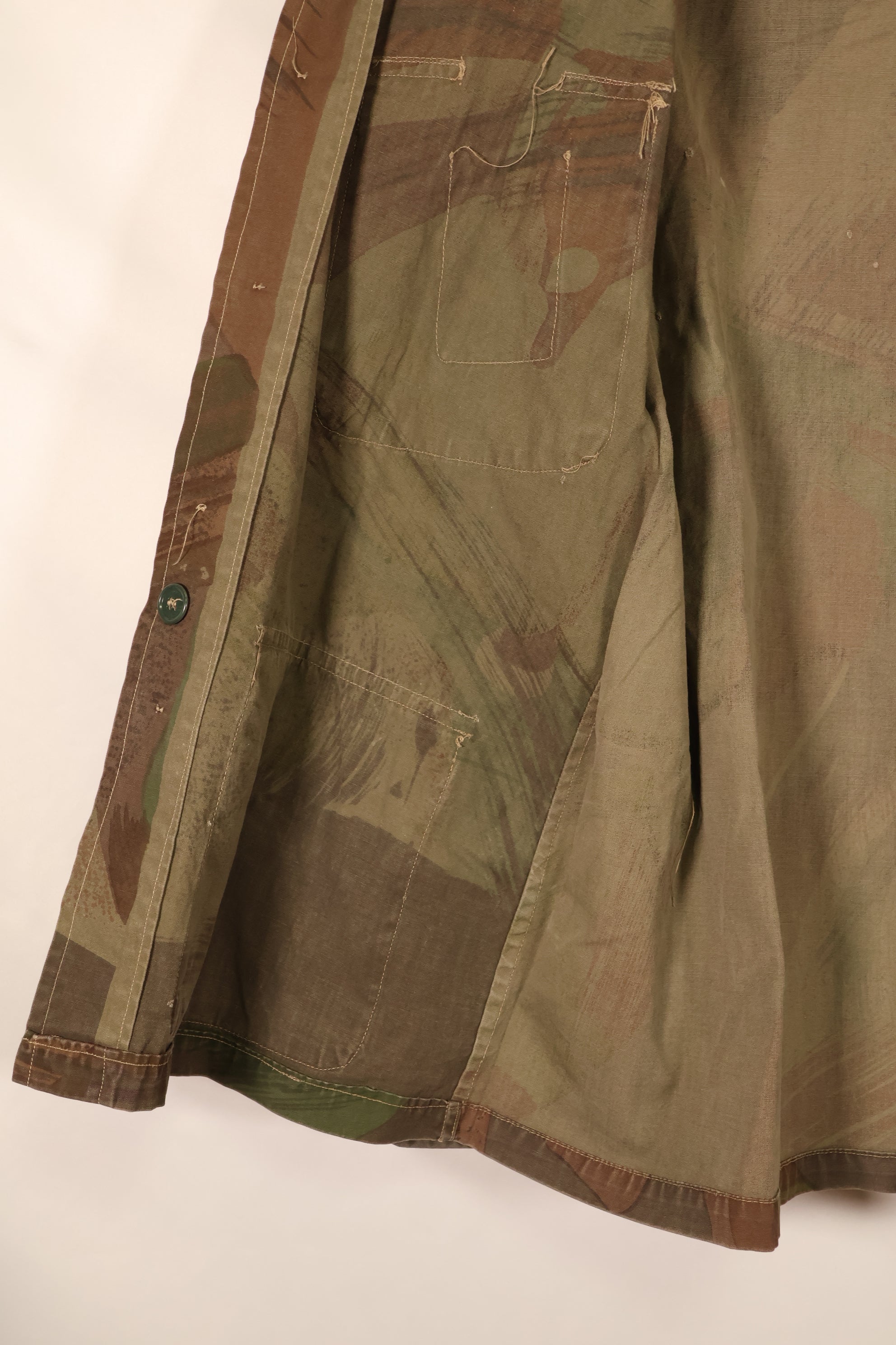 1963年頃　南ベトナム　ARVN　アメリカ人アドバイザー　ローカルメイド Windproof迷彩　上下セット　中古品