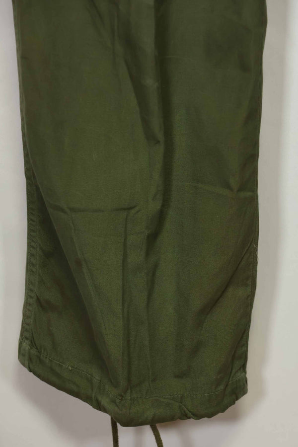 Estimated 1967 Contract 3rd Model Non Ripstop Jungle Fatigue Pants M-R Good Condition Used