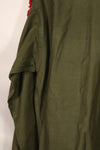 Real 1963 U.S. Army OG-107 Utility Shirt with patch, used.