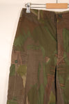 1963年頃　南ベトナム　ARVN　アメリカ人アドバイザー　ローカルメイド Windproof迷彩　上下セット　中古品