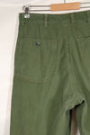 1950s-60s estimated 34 USMC P-56 utility pants, used with fading.