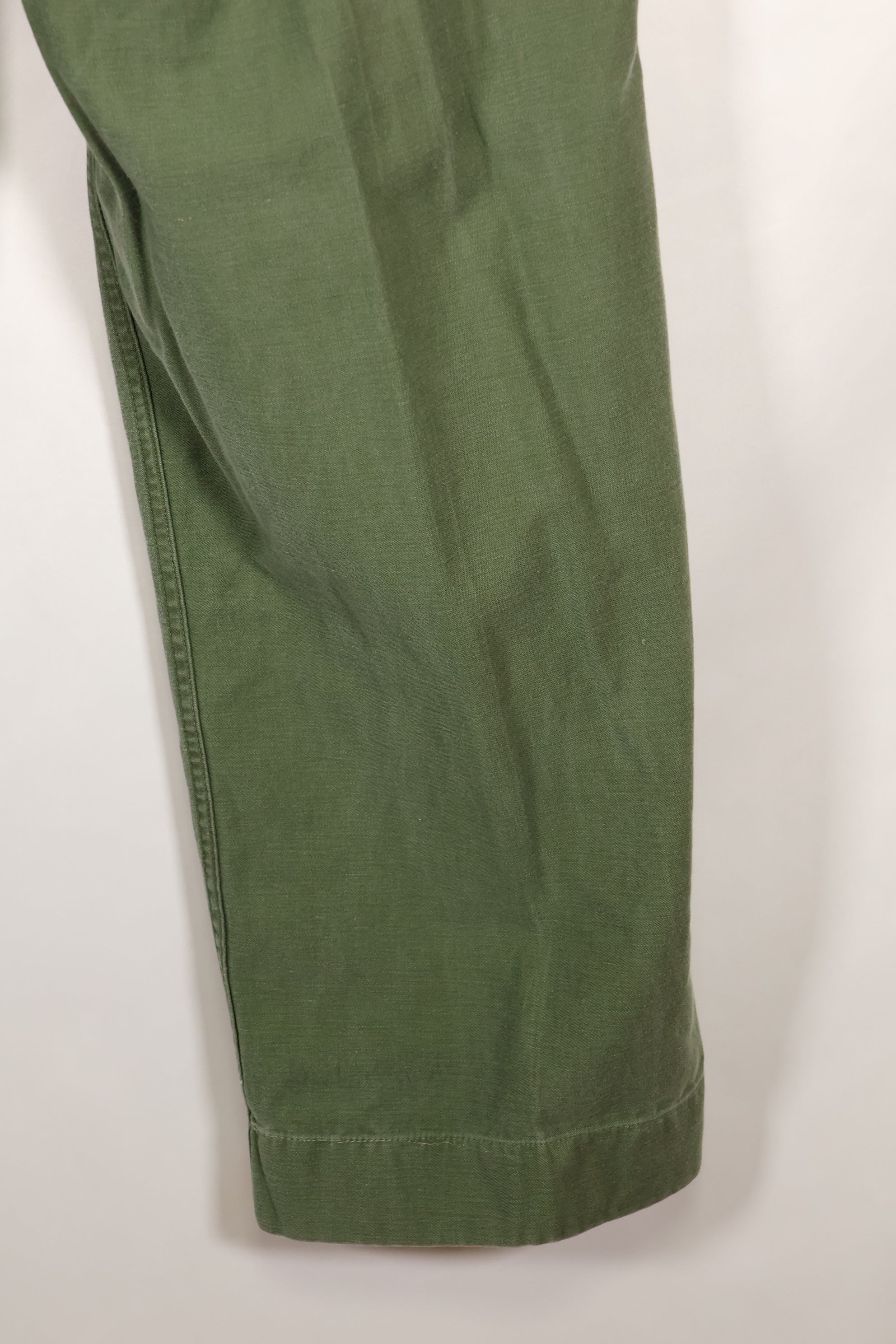 1950s-60s estimated 34 USMC P-56 utility pants, used with fading.
