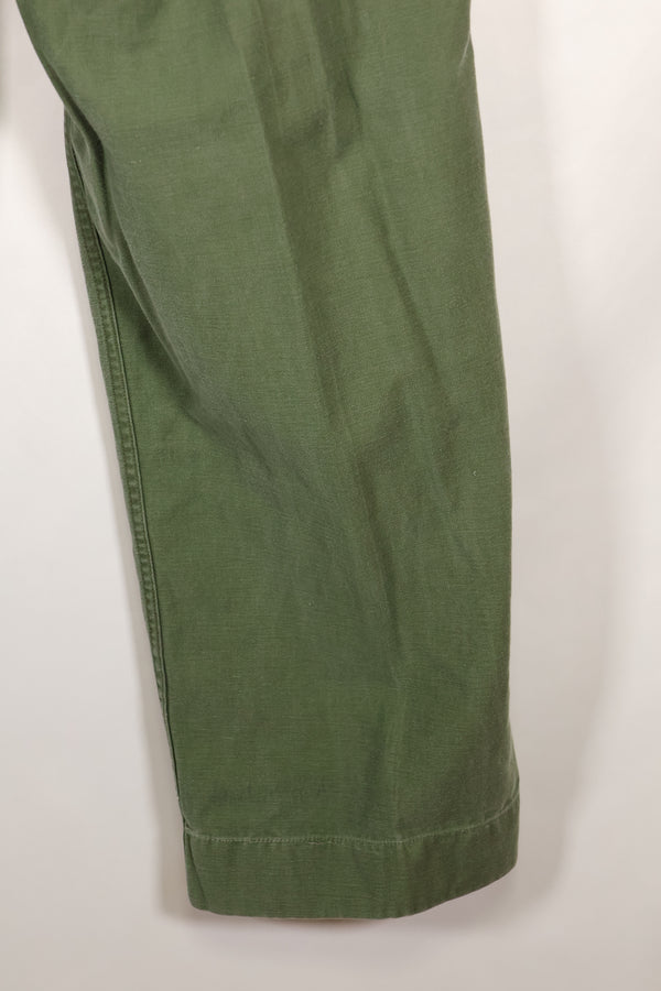 1950s-60s estimated 34 USMC P-56 utility pants, used with fading.