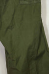 Estimated 1967 Contract 3rd Model Non Ripstop Jungle Fatigue Pants M-R Good Condition Used