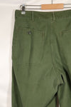 1950s-60s, estimated size 34 USMC P-56 utility pants, used.