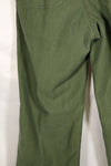 1950s-60s, estimated size 34 USMC P-56 utility pants, used.