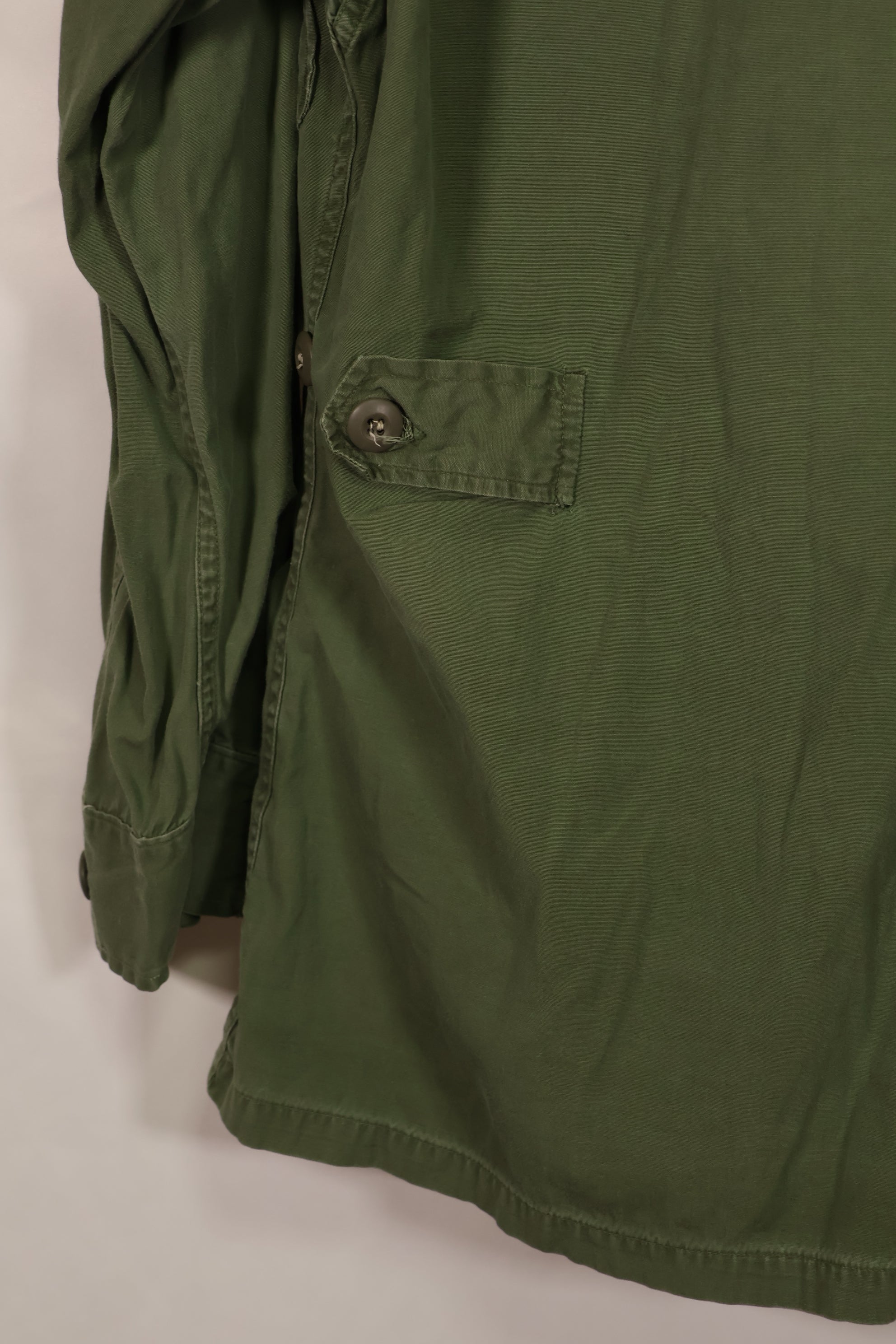 Real 2nd Model Jungle Fatigue Jacket without epaulettes, used.