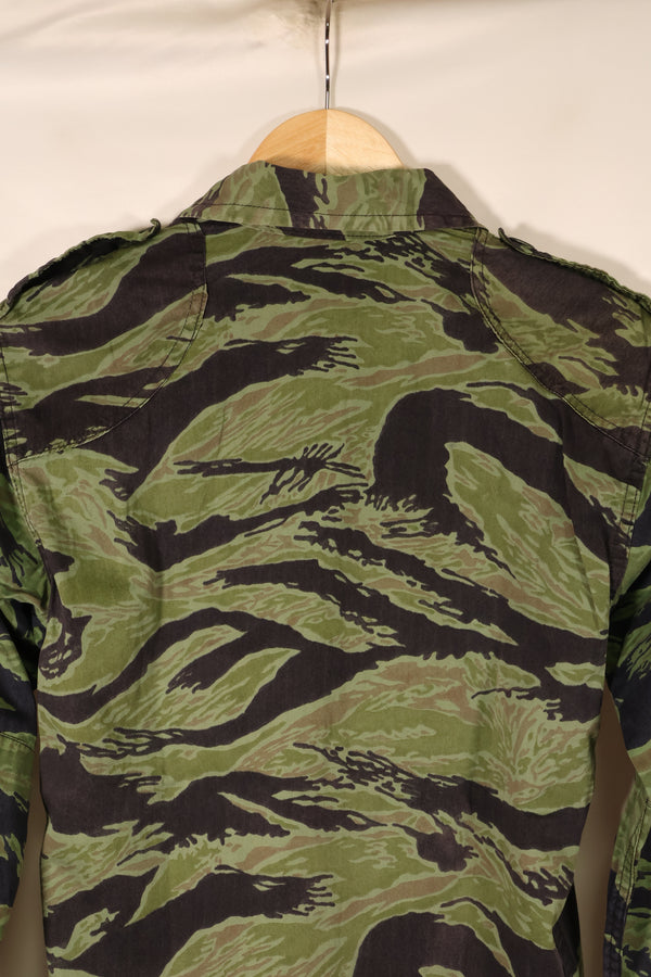 Late 1960s, South Vietnamese Marine Corps (VNMC), 4th Pattern, Sea Wave, Tiger Stripe Shirt, Used