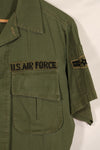 Real locally made 3rd Model Jungle Fatigue Jacket USAF Used