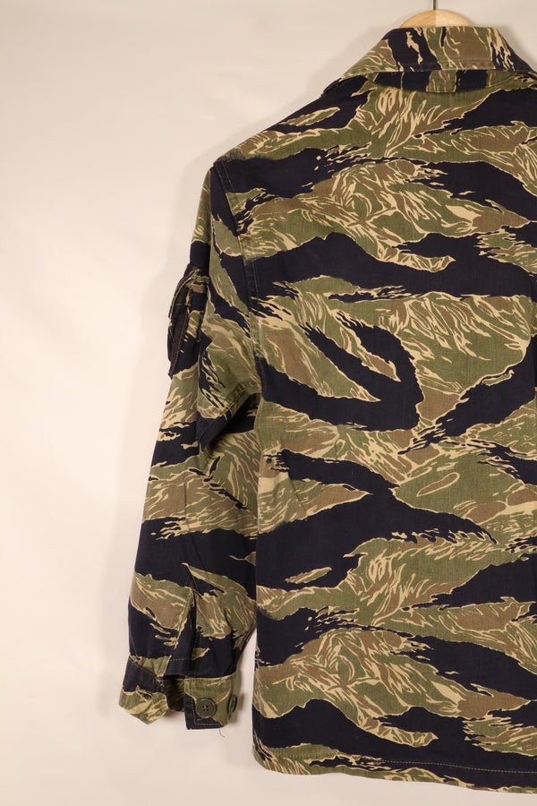 Circa 1965, Made in Japan, US-S, Okinawa Tiger Pattern, Tiger Stripe, US-cut shirt, JWD, Used