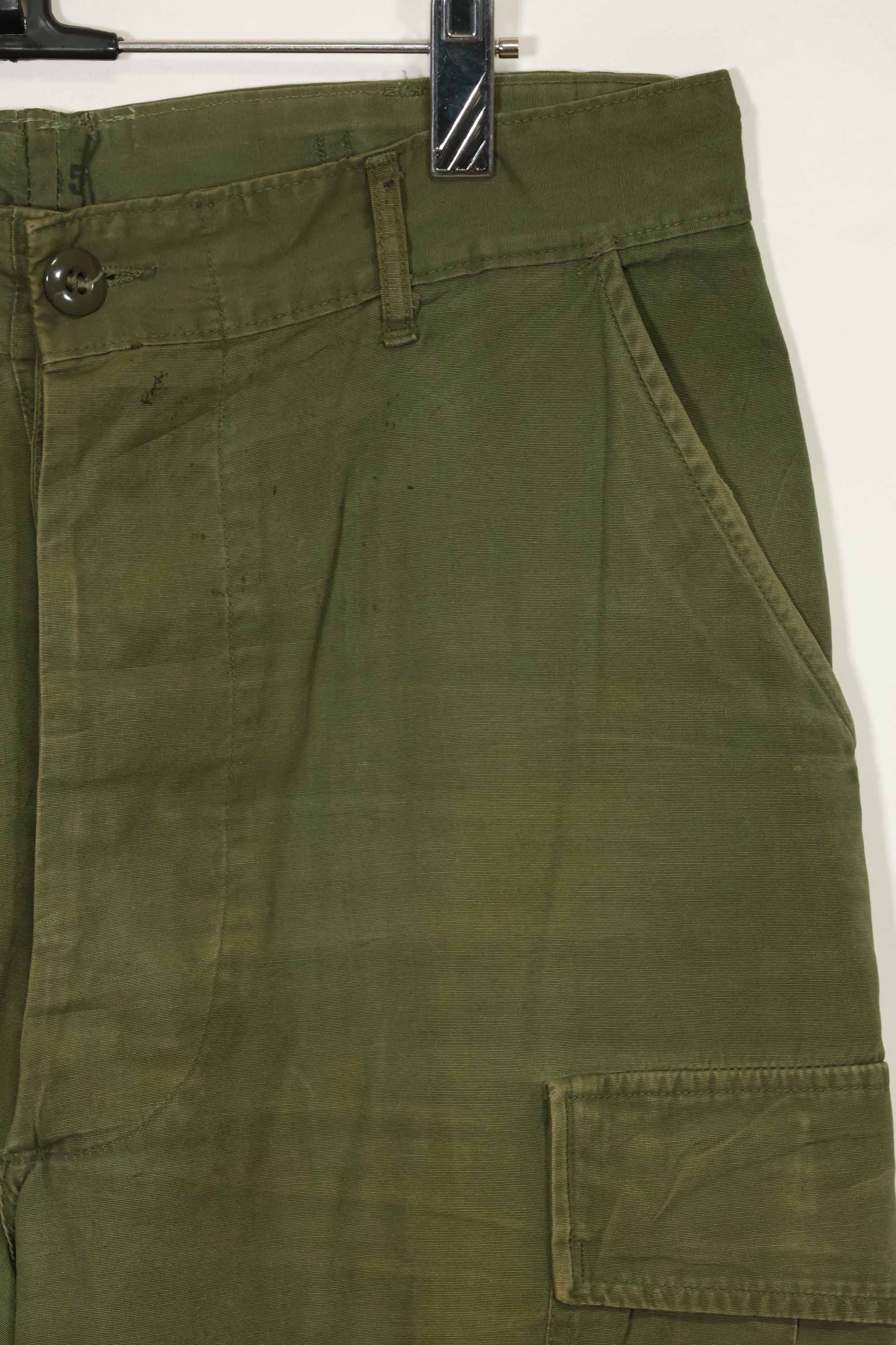 1967 Contract 3rd Model Jungle Fatigue Pants No Size Tag Used