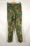 1968 contract missing size tag Ripstop ERDL camouflage Fatigue pants, used.