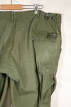 1969 Contract X-L-R 4th Model Jungle Fatigue Pants, used, largest size, rare.