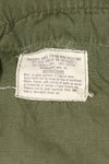 1968 Contract S-R 4th Model Jungle Fatigue Pants, used with fading and repairs.