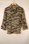 Late 1960s—Estimated US-S—Late War Lightweight—Tiger Stripe—Shirt—Some wear and fading—Used