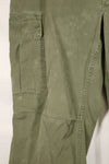 1969 Contract L-S 4th Model Jungle Fatigue Pants, used with fading.