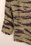 Late 1960s—Estimated US-S—Late War Lightweight—Tiger Stripe—Shirt—Some wear and fading—Used