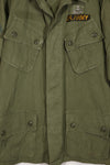 Real 1st Model Jungle Fatigue Jacket with patch, used.