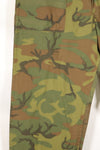 1960s Invisible Leaf Camouflage U.S. Army Utility Pants Cut Almost Unused