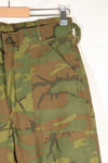 1960s Invisible Leaf Camouflage U.S. Army Utility Pants Cut Almost Unused