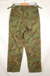1960s Invisible Leaf Camouflage U.S. Army Utility Pants Cut Almost Unused