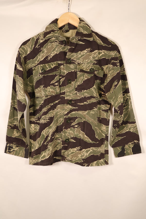Circa 1965–65 | Okinawa Tiger Pattern | JWD | Tiger Stripe | Asian Cut | Shirt | Used