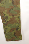 1960s Invisible Leaf Camouflage U.S. Army Utility Pants Cut Almost Unused