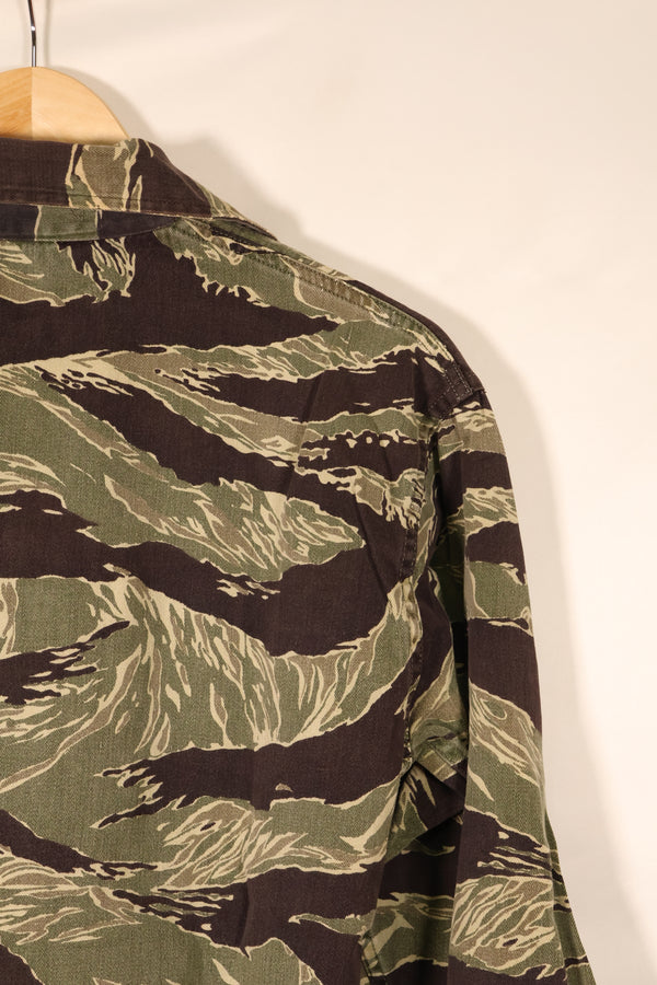 Circa 1965–65 | Okinawa Tiger Pattern | JWD | Tiger Stripe | Asian Cut | Shirt | Used