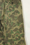 1970s civilian frogskin camouflage hunting pants, used.