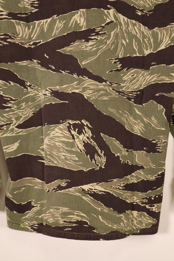 Circa 1965–65 | Okinawa Tiger Pattern | JWD | Tiger Stripe | Asian Cut | Shirt | Used