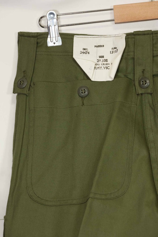 1969 Deadstock Australian Army OD Fatigue Pants, never used.