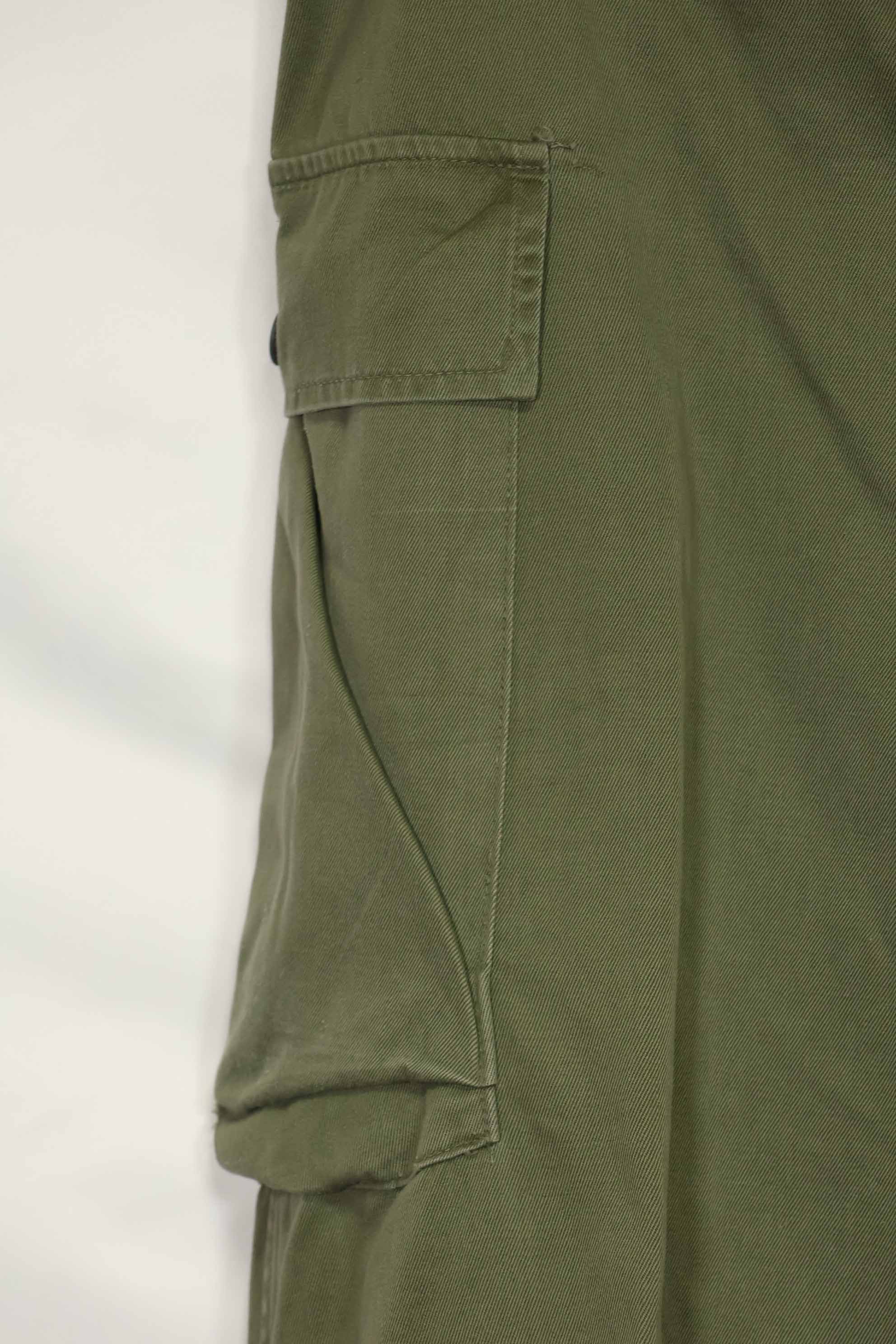 1950's U.S. Army Cotton Utility Pants, used, same model as the Great War.