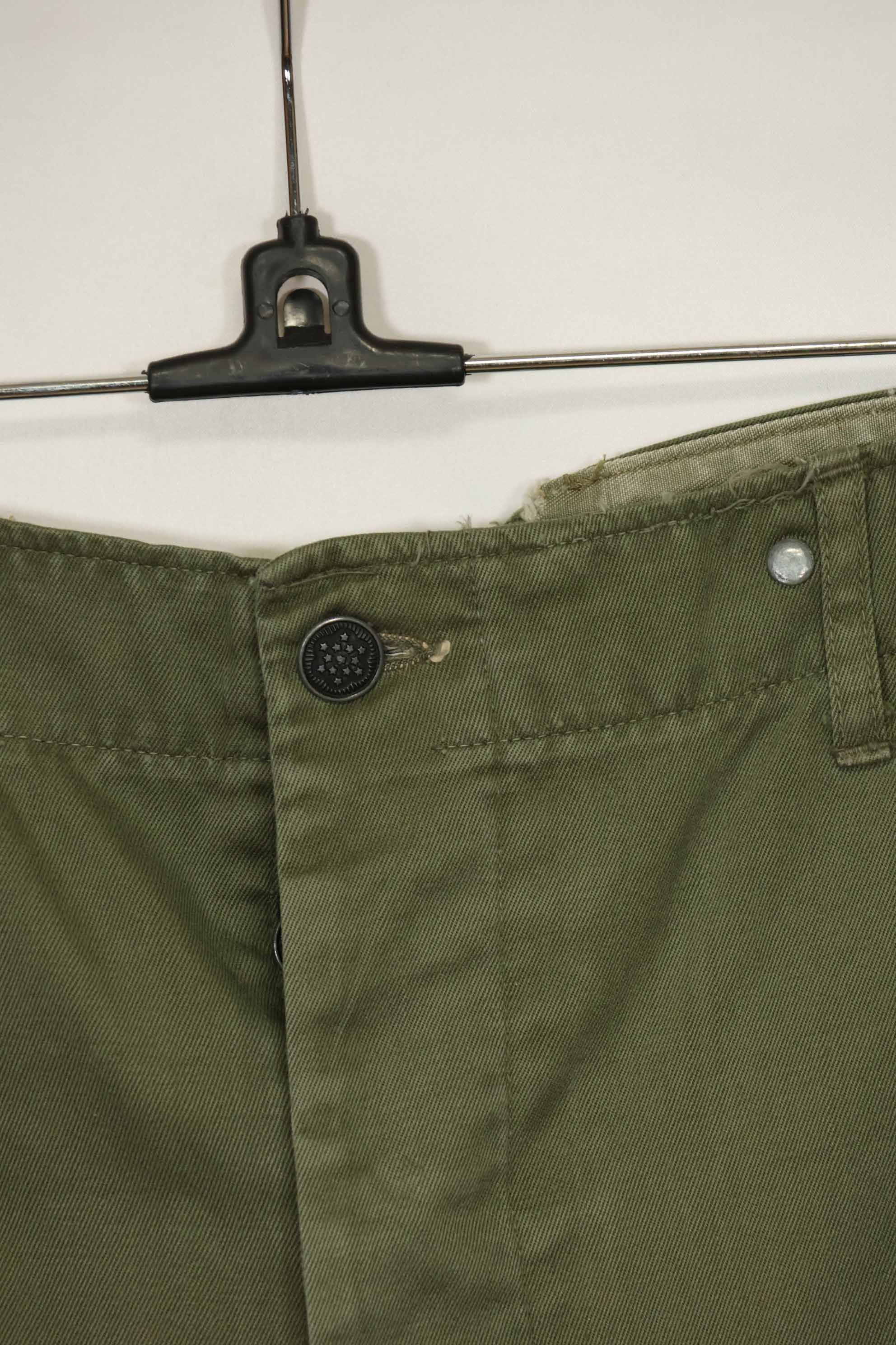 1950's U.S. Army Cotton Utility Pants, used, same model as the Great War.