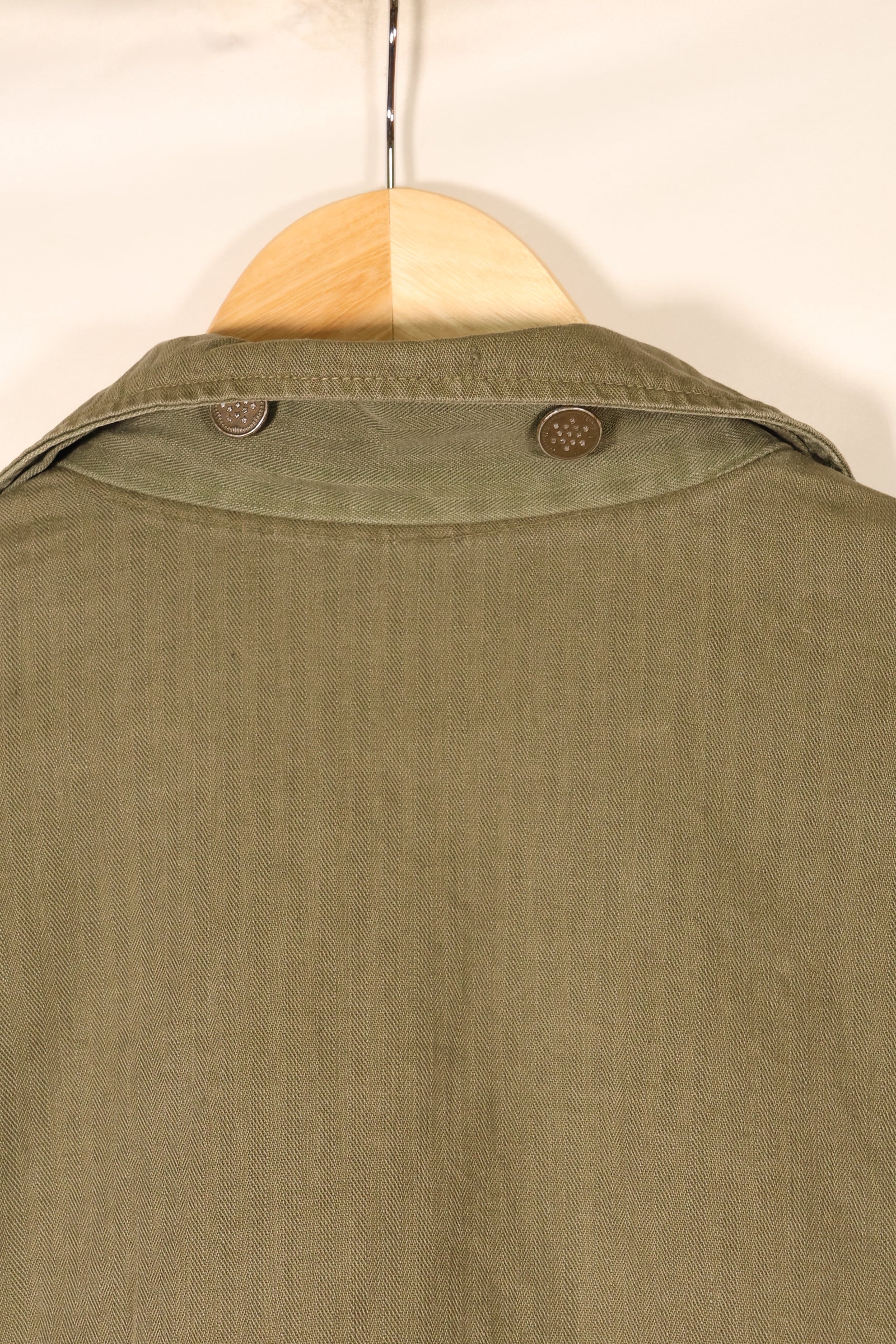 Early 1940s, Size 42R, U.S. Army M43 HBT Utility Jacket, Faded, Used