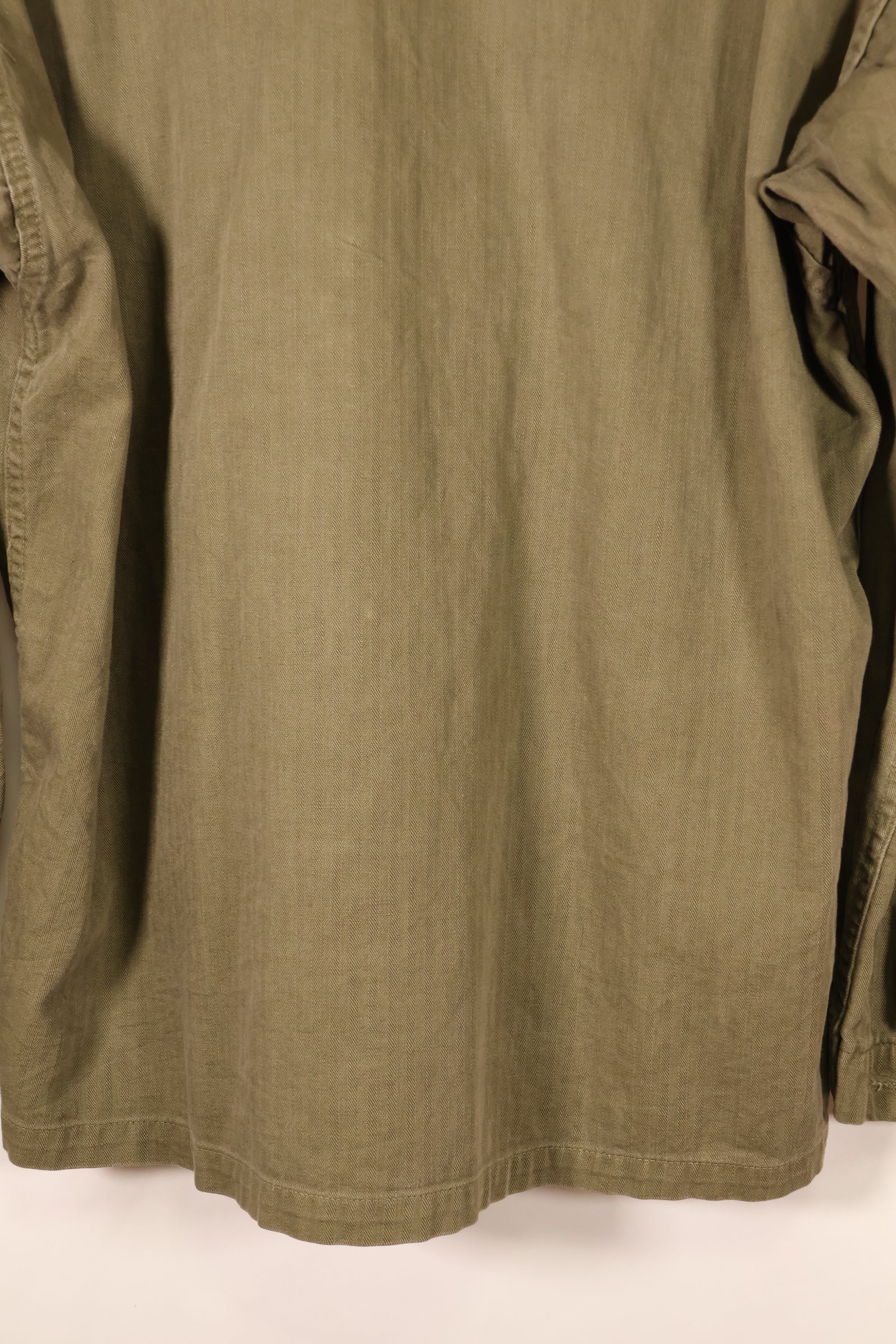 Early 1940s, Size 42R, U.S. Army M43 HBT Utility Jacket, Faded, Used