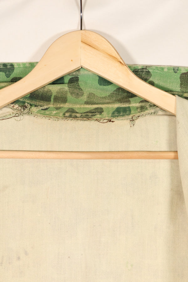 Late 1960s-early 1970s U.S. Navy advisor shirt, frogskin camouflage, locally sourced, used.