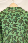 Late 1960s-early 1970s U.S. Navy advisor shirt, frogskin camouflage, locally sourced, used.