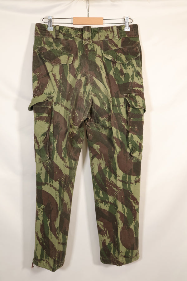1960s-70s Portuguese Army Lizard Camouflage Cargo Pants, used.