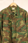 1969 Contract, M-S, U.S. Military, ERDL, Green Leaf Camo, Fatigue Jacket, Good Condition, Used
