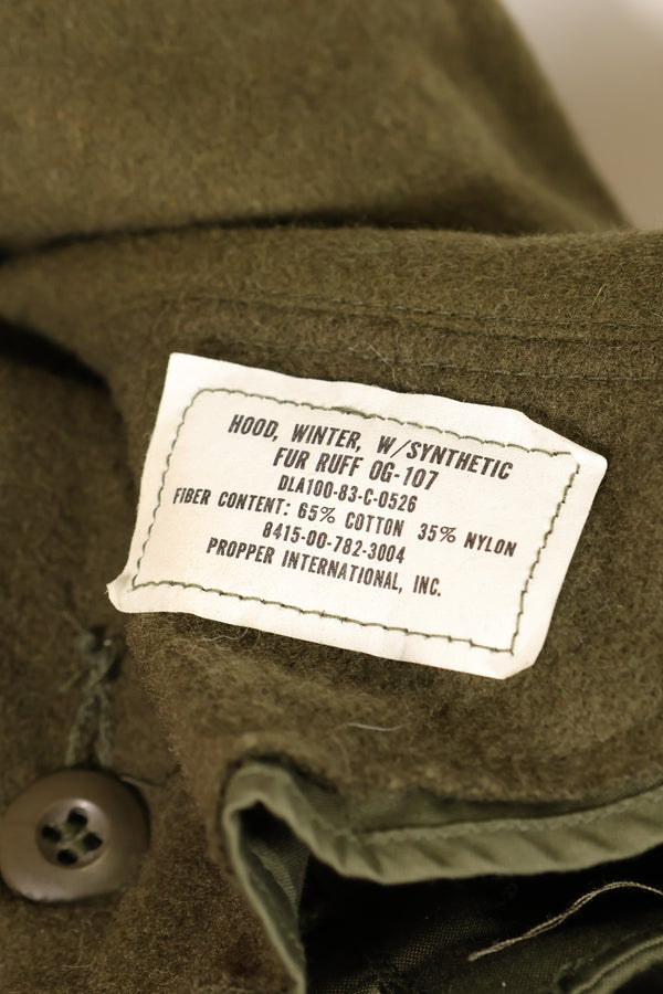 1973 Contract &amp; 1983 Contract Hood M-R M65 Field Hoodie Fishtail Hoodie, almost unused.
